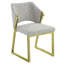 Chaise d'appoint rembourrée (ensemble de 2)