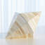 Triangle Cone Box-White Bone