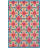 Luisa Floral Indoor/Outdoor Area Rug in Pink/Blue/Sand-19766249