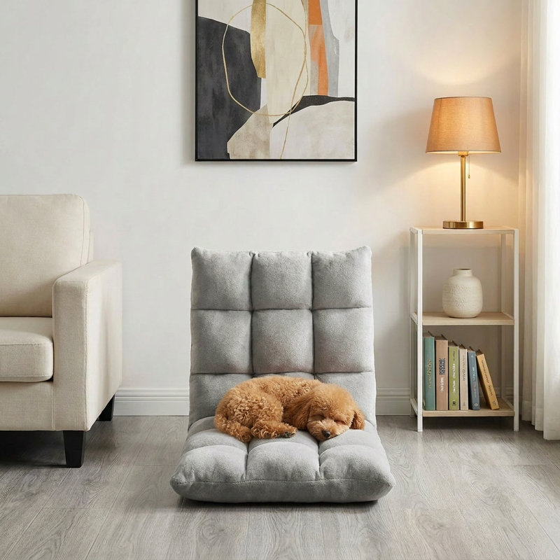 Chaise de jeu pour le sol, Gris