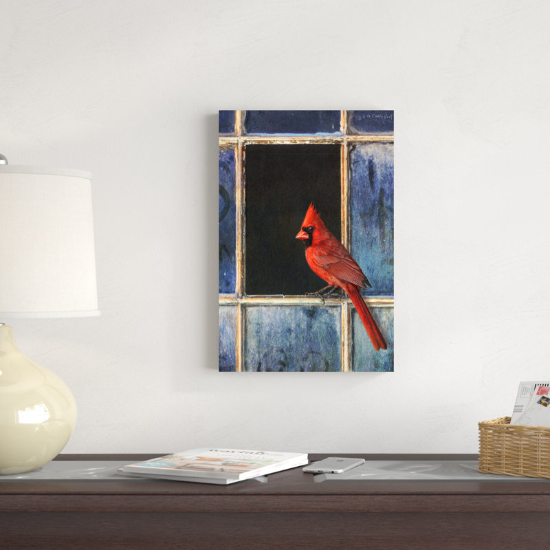 " Cardinal Window ", 18" H x 12" W x 1.25" D