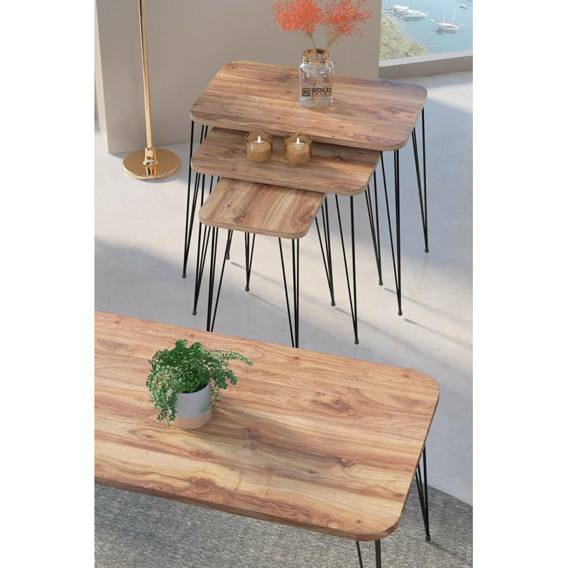 Jonathon 35cm Console Table, Walnut