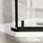 -Angle Shower Door 36 In.D X In.W 72 In.H - Matte Black, Clear Tempered Glass, 304 Stainless Steel Toggle Anchors 72" High 36X36, Fixtures-123115420