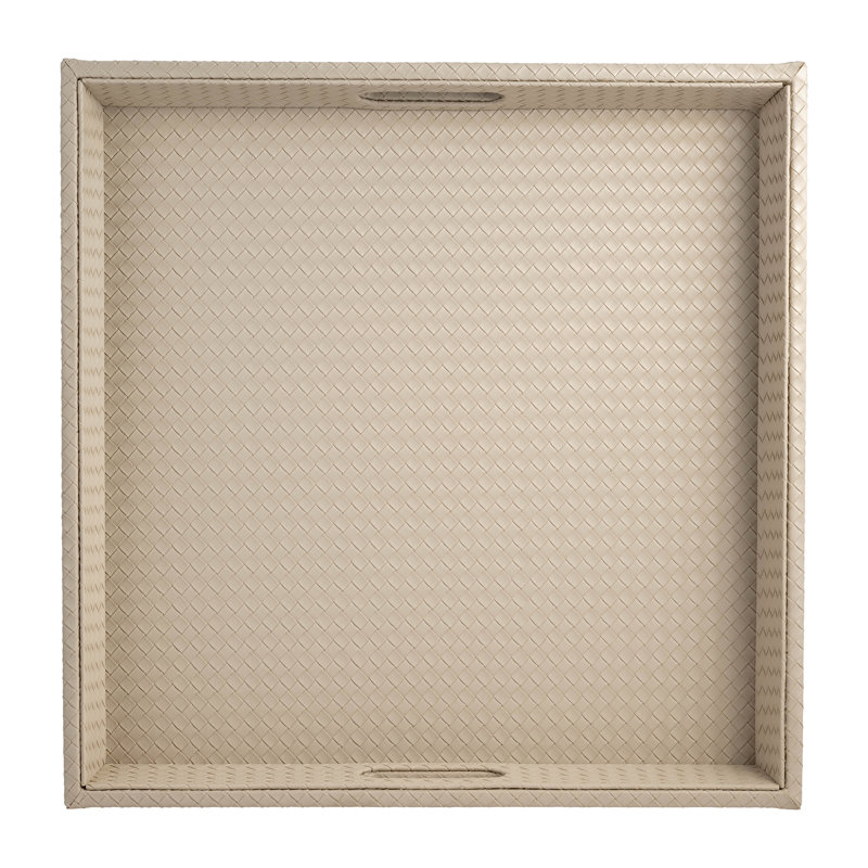 Sagebrook Home Amidala Serving Trays - Set of 3, Tan