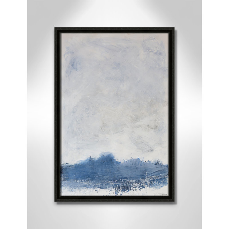 «Fields Of Blue II» par Filippo Ioco - reproduction sur toile avec cadre flottant, H 19,5 po x l 13,5 po x P 2 po