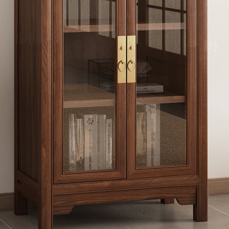 Chinese style simple display bookcase