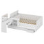 Lit plateforme en bois avec tiroirs, tablettes et coiffeuse-618143253