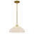 Whitecap 1-Light Brushed Gold Pendant Light