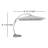 Desiree 9'10" Square Cantilever Sunbrella Umbrella-812885150