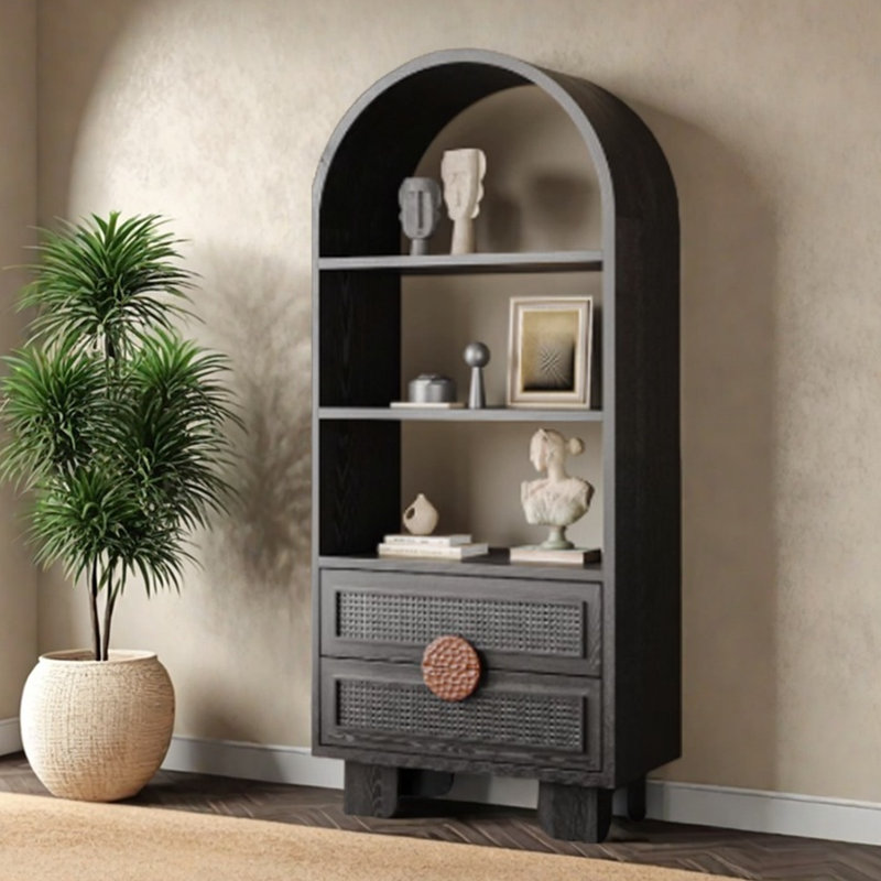 Vitrine noire minimaliste