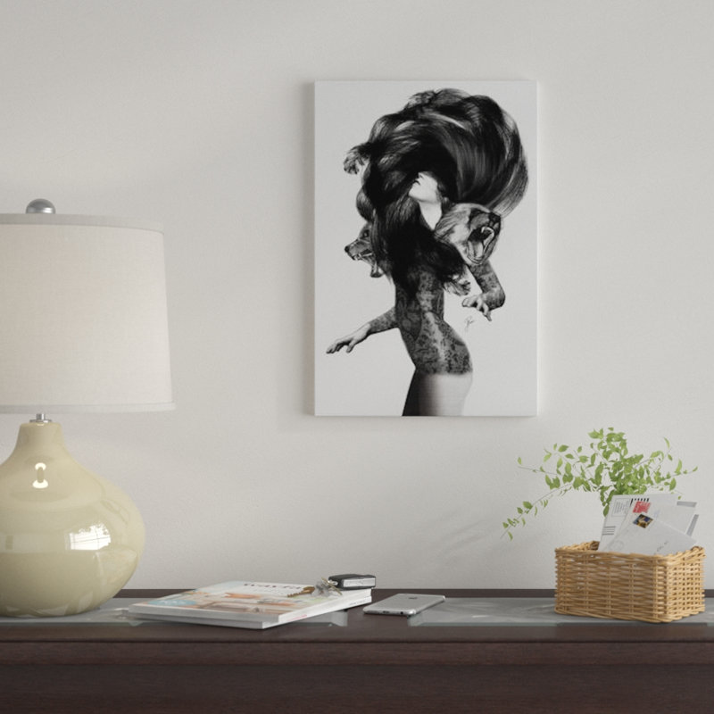 «Bear # 3», impression sur toile tendue, H 12 po x l 8 po x P 0,75 po, Toile tendue