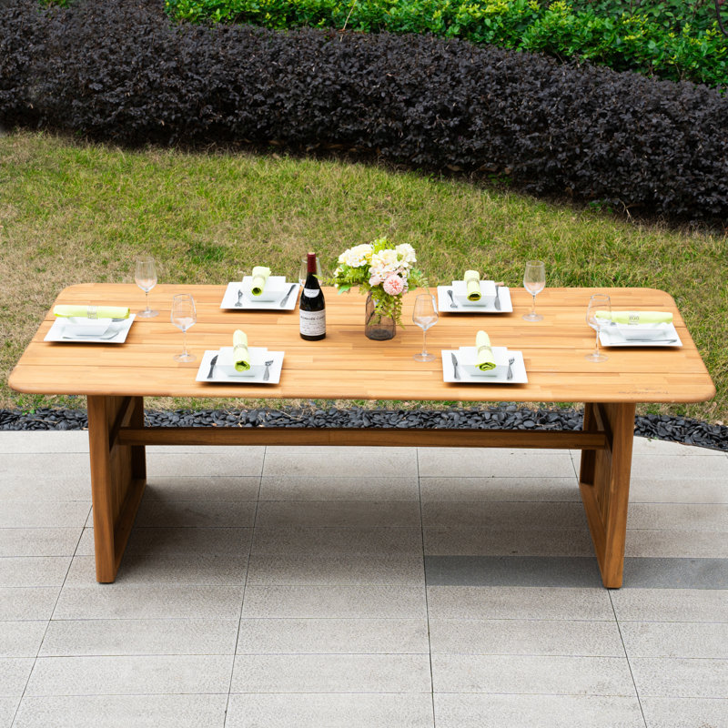 Rectangular Acacia Outdoor Dining Table