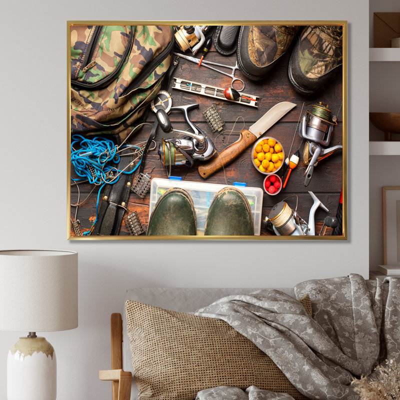 Finition de l'équipement I sur toile, Cadre flottant doré, H 16 po x l 32 po x P 1 po