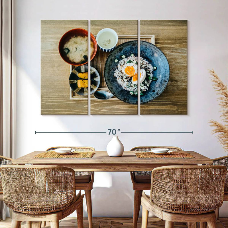 Repas japonais Yarlin, H 42 po x l 65 po