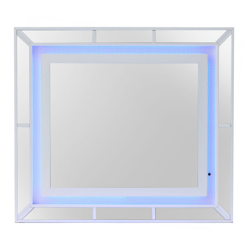 Hollywood Hills Mirror Only White