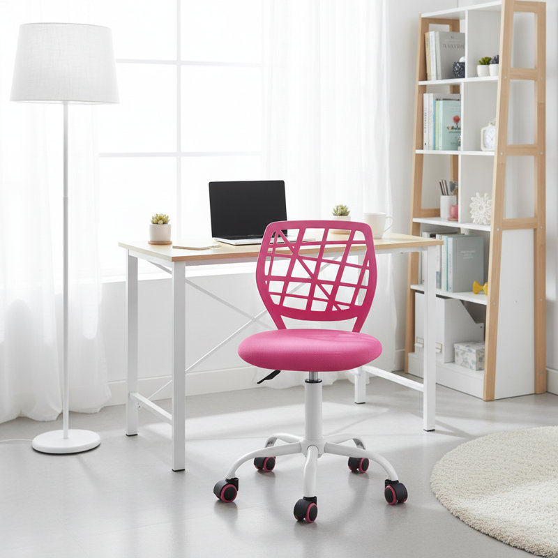 Mesh Office Chair, Pink