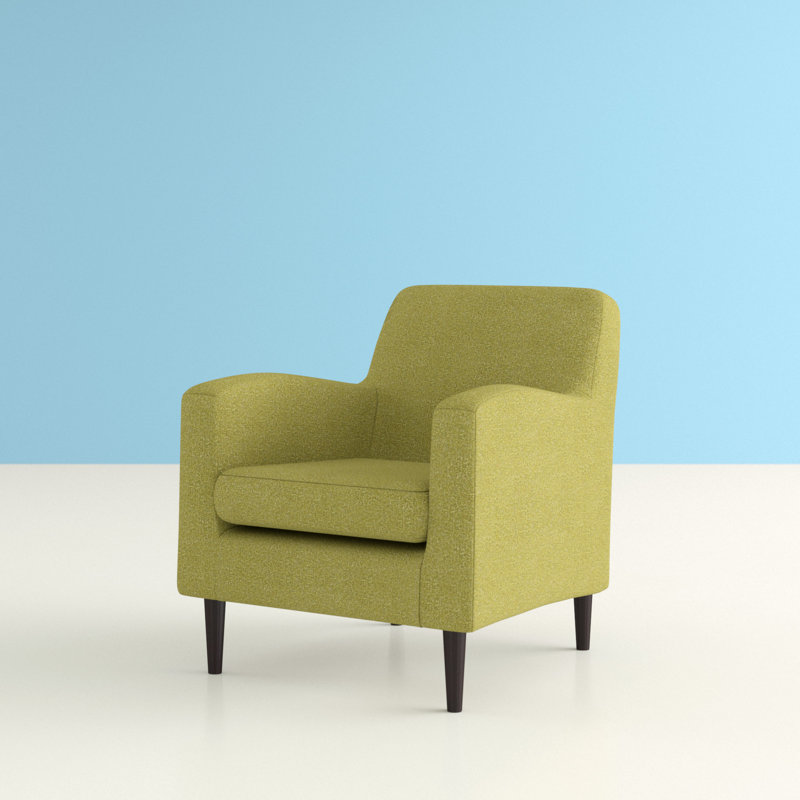 Fauteuil en polyester 28,25 po Dannion, Mélange de polyester vert terrace