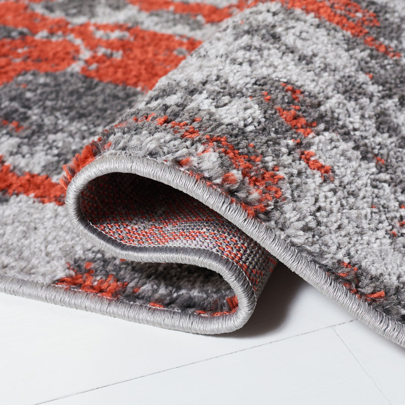 Abrey Performance Abstract Rug, Square 6'
