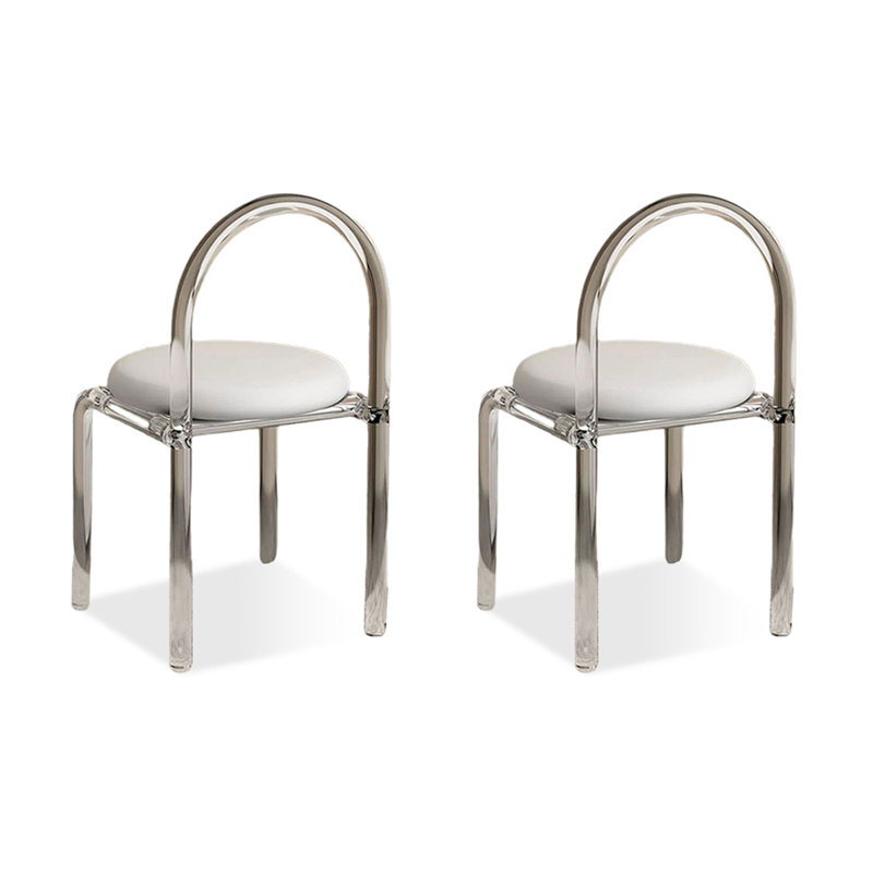 Ensemble de 2 chaises d'appoint Modern Modern