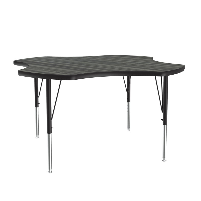 Table d'activités à hauteur réglable, Bois flottant de la Nouvelle-Angleterre