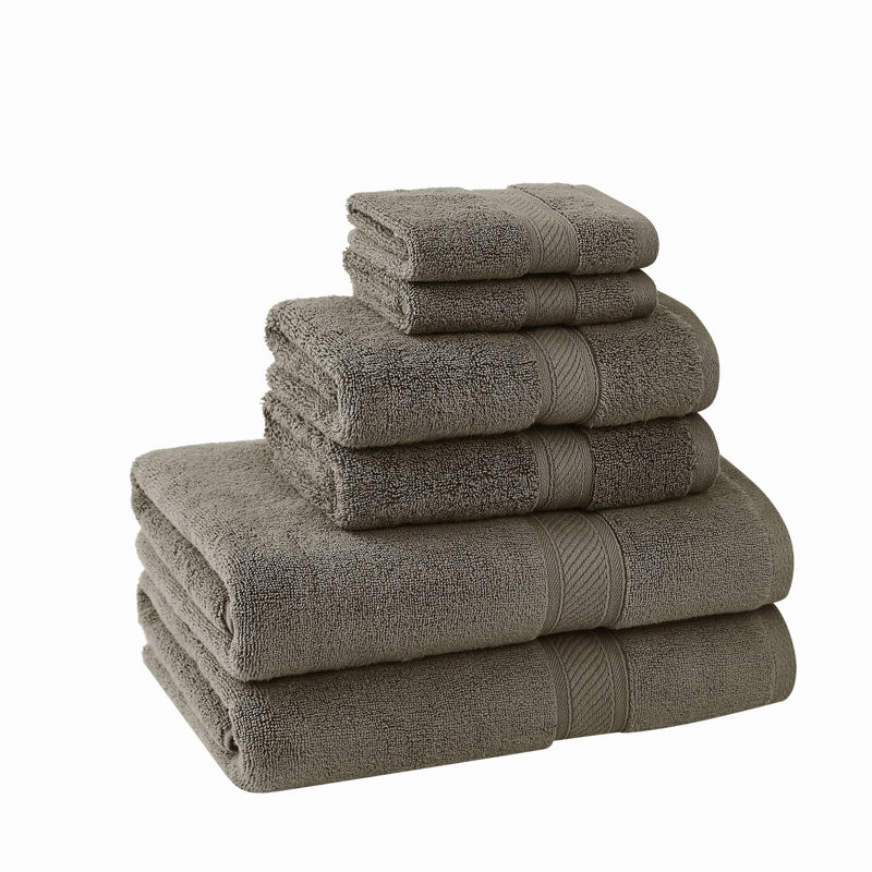  Ensembles de serviettes Regal, Gris foncé