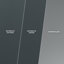 Porte d'entrée avant prémontée à 2 panneaux latéraux en acier argenté anthracite / anthracite-119905894-119905895-119905890