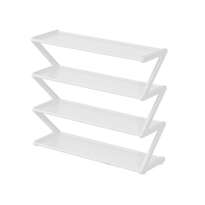 4-layer Shoe Rack Independent Shoe Cabinet With Thickened Steel Pipe Multi-functional Entrance Shoe Cabinet Corridor Shoe Cabinet