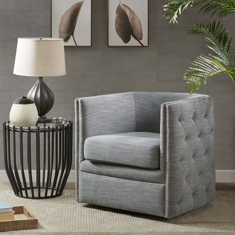 Fauteuil pivotant Capstone, Gris