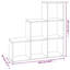 Latitude Run Staircase Bookcase 142 Cm Engineered Wood-894671259-894671260