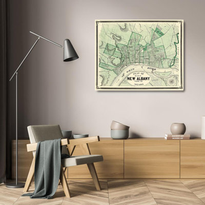Art sur toile tendue Lark Manor ™ Baskin Gallery: New Albany Indiana - Baskin 1876 INNE0001