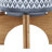 CERAMIC AZTEC PLANTER ON WOODEN STAND, GRAY-889359271