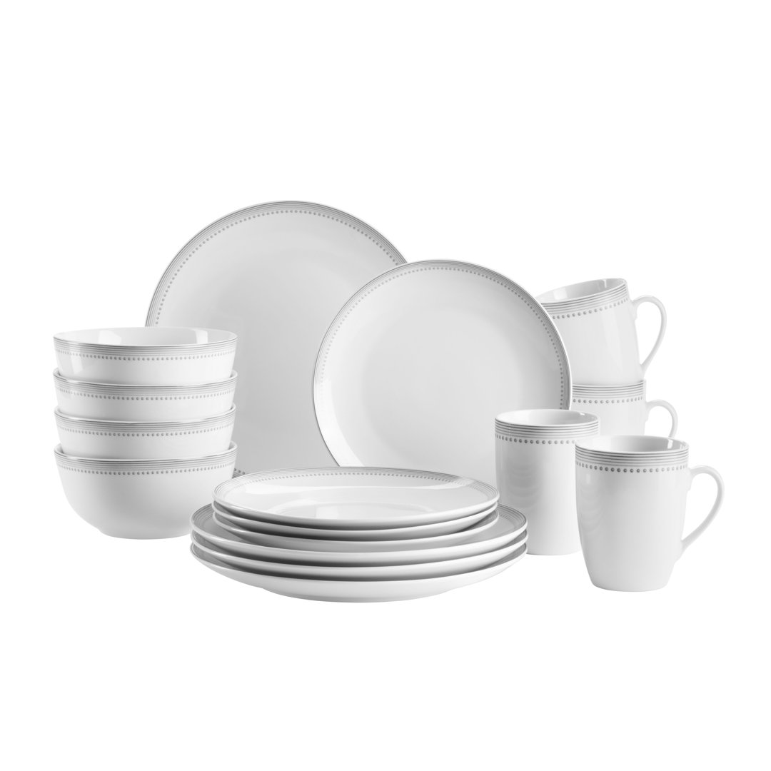16 Piece Dinnerware Set, Service for 4