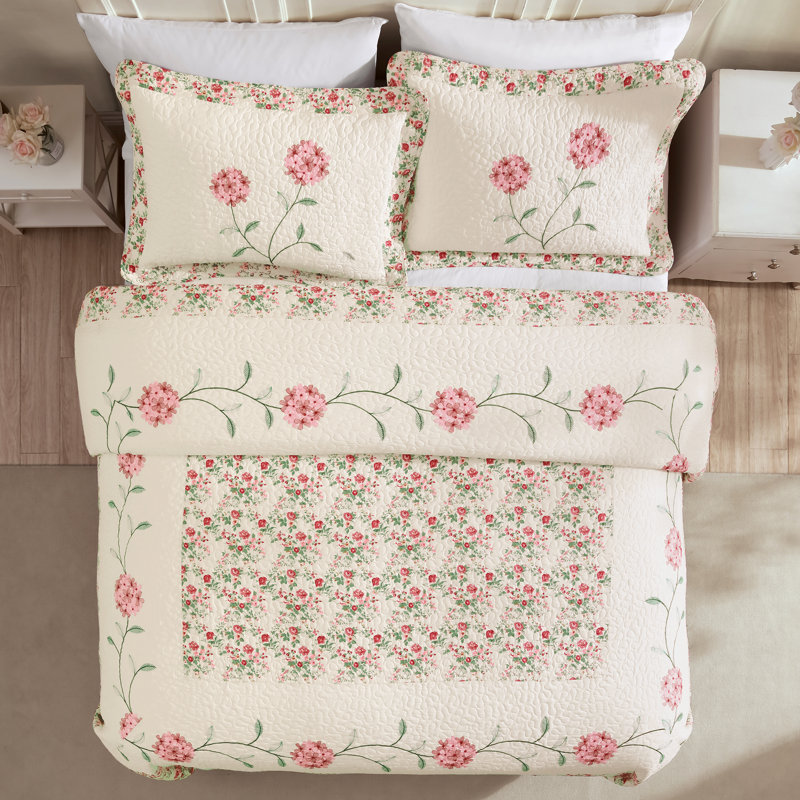  Courtepointe en polyester, Très grand, Rose