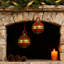 Ensemble de 2 ornements en forme de cloche de Noël de 8,4 pouces 2, Vinatge Iron Jingle Bells-1653586349