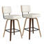 Tabouret pivotant rembourré à hauteur de bar-1822173826