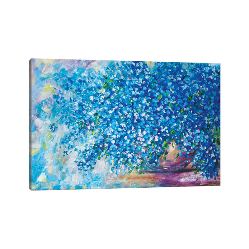 Forget-Me-Not - Wrapped Canvas Painting, 101.6 cm H x 66.04 cm W x 3.175 cm D