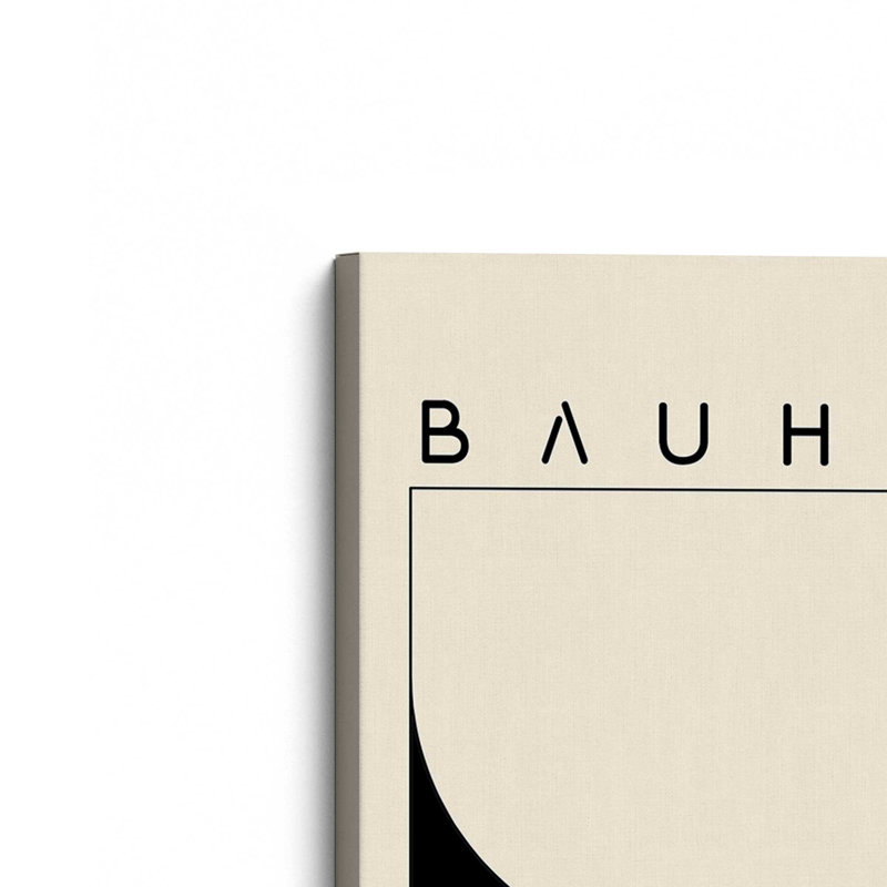 Toile roulée Bauhaus, Toile tendue, H 30 po x l 20 po x P 1,25 po