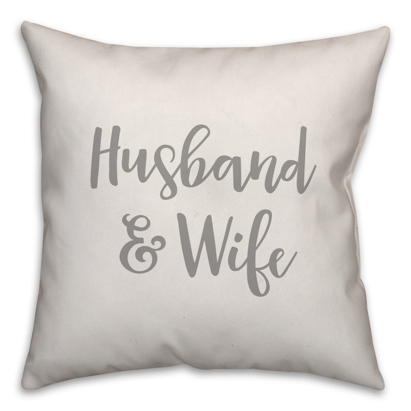  Coussin Husband and Wife, Blanc, Housse de coussin