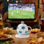 Grande tasse à thé en forme de ballon de football avec couvercle en forme de tasse à thé en céramique, un excellent cadeau pour les amateurs de sport-129710488