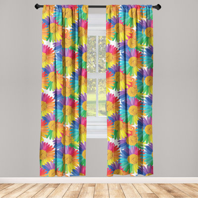 Zhelka Semi Sheer Curtain Pair
