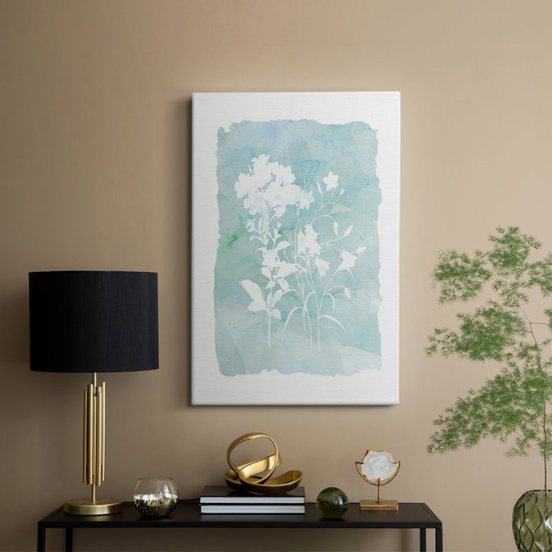 Silhouette Botanical IV - galerie Cavas sur mesure, H 27 po x l 18 po