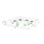 Timothy Corrigan Topiary Radial Acrylic Square Decorative Tray-1171208942