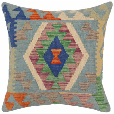 Tribal Kilim Pillow Geometric Throw Pillow