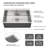 30”W x 22”D R10 304 Stainless Steel Drop in Single Bowl Kitchen Sink-123764886