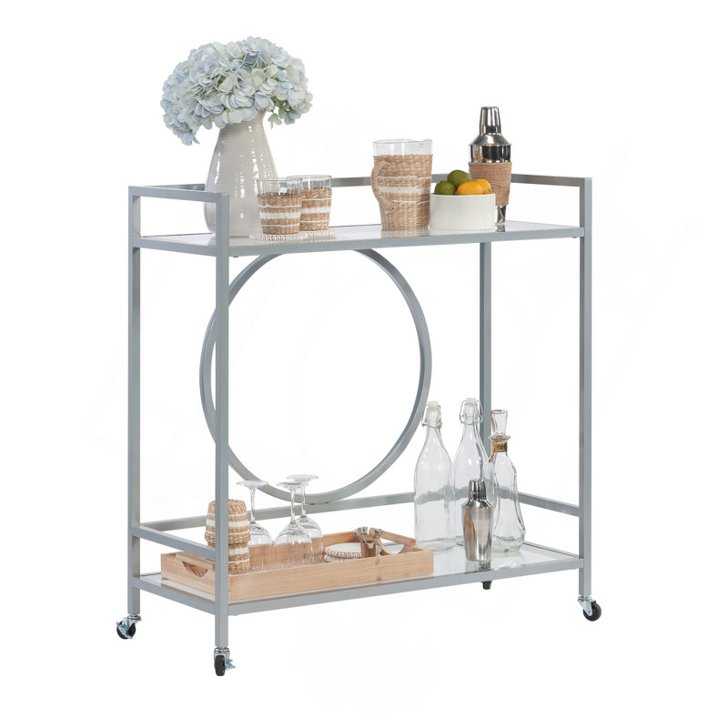Bar Cart, Gray Finish