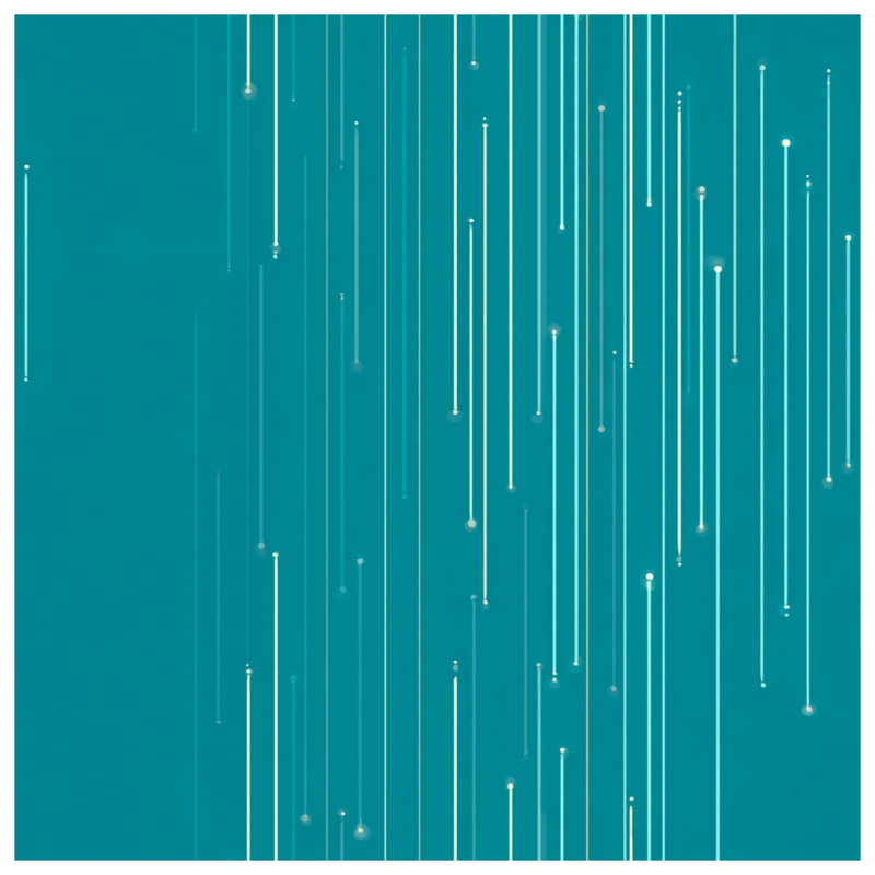 Édredon Lines Bedding, Édredon simple extra long, Bleu géométrique