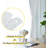 NICETOWN Handmade Curtain Tie Backs-Decorative Drape Tie Backs Holdback Holder for Window Draperies (Set of 4)-405507792-405507798