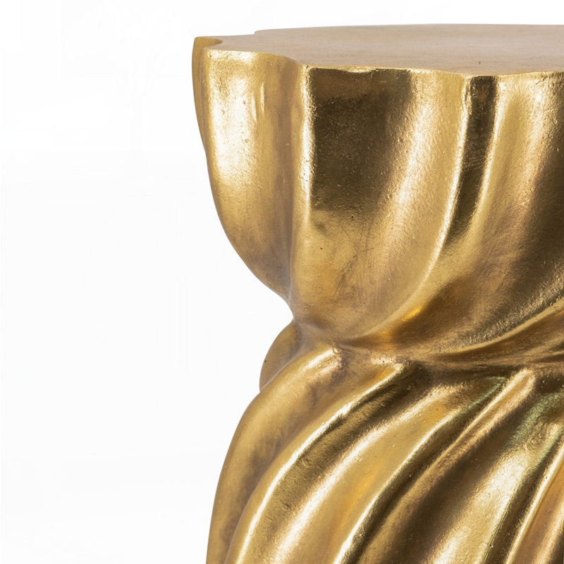 Gold Magnesium Accent Side Table