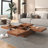 Rectangular Coffee Table with Manufactured Table Top-1971597414