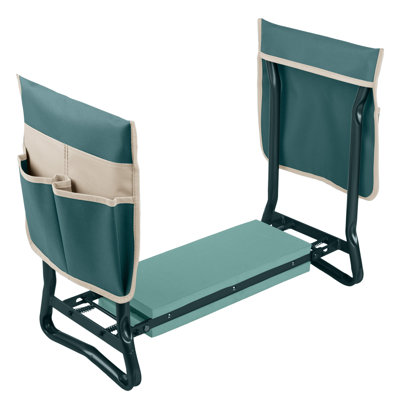 Garden Kneeler and Seat - Kneeling Pad Garden Bench with Tool Pouches - Gardening Gifts for Mom, Dad, Seniors, or Grandparents
